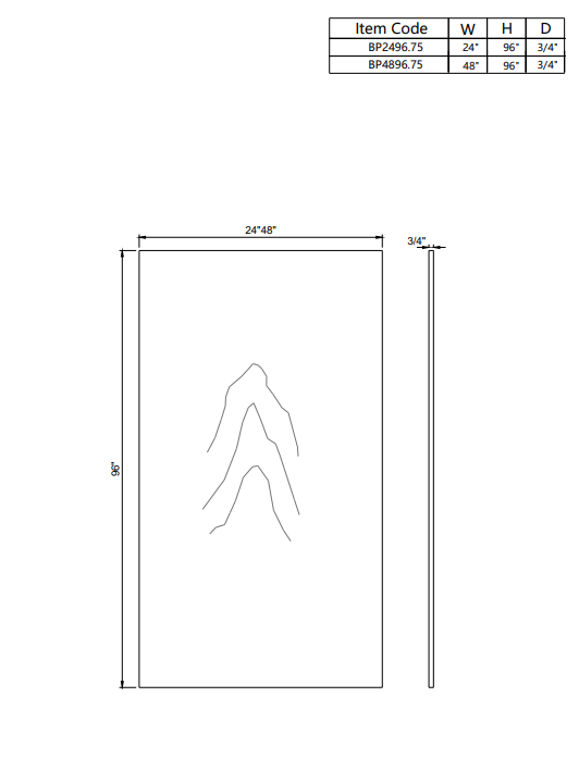 Decorative Panel BP4896.75