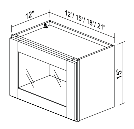 Wall Glass Door GDW1515