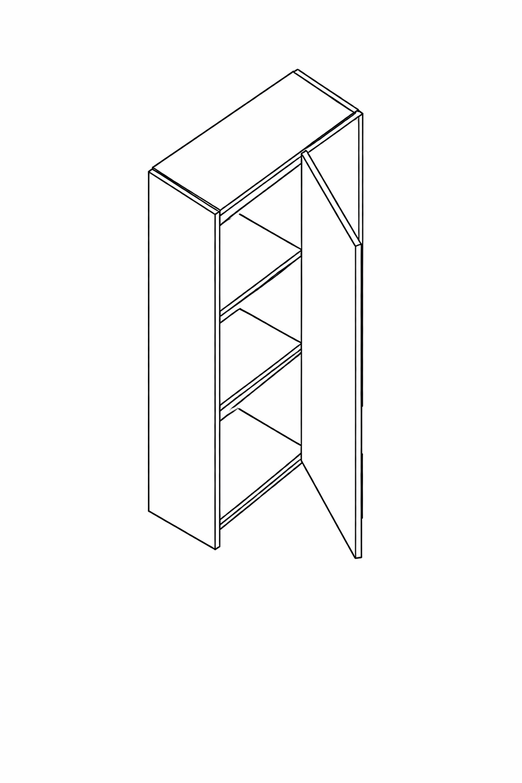 Wall Blind Corner WBC3036