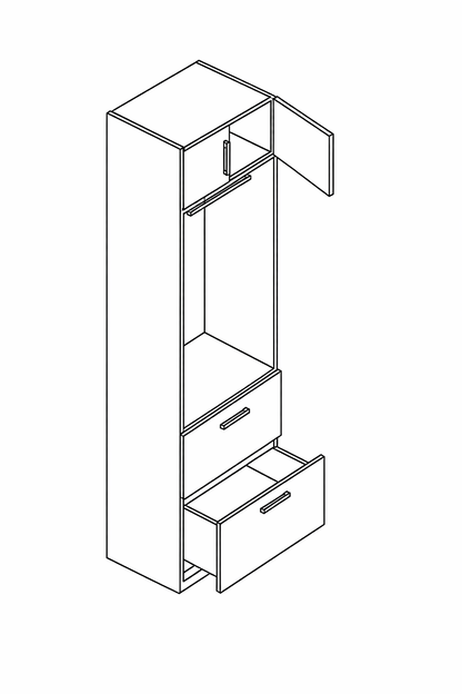 Microwave/Oven Cabinet MOC3084