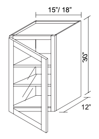 Wall Glass Door GDW1530