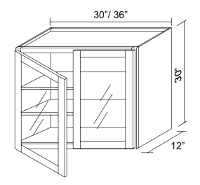 Wall Glass Door GDW3630