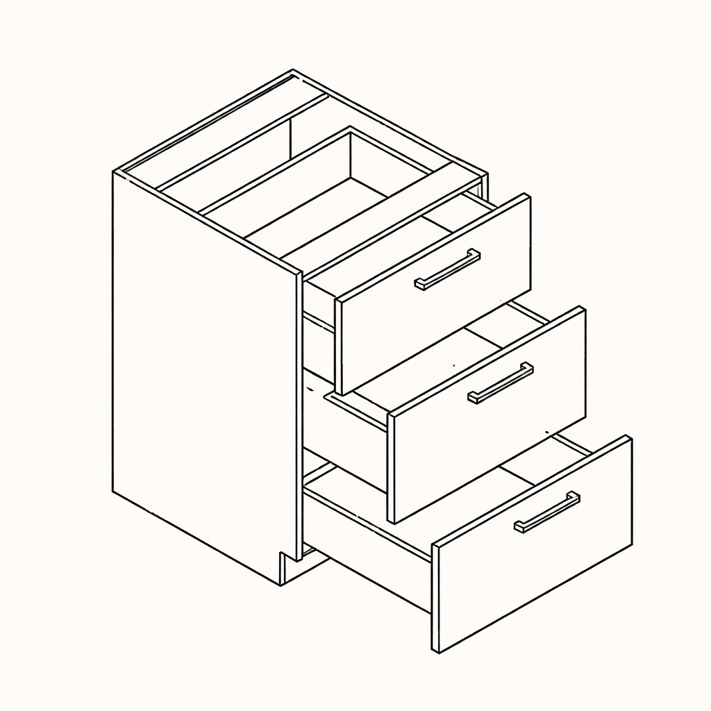 Vanity Drawer Base V3DB21
