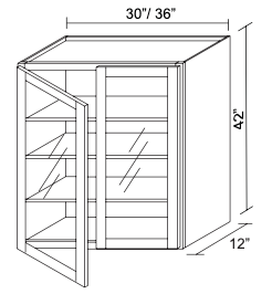 Wall Glass Door GDW3042