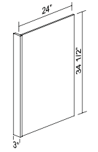Dishwasher Return Panel DWR3L/R