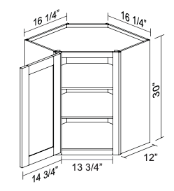 Wall Diagonal Corner WDC2430