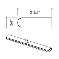 Single Bead Moulding FBM8