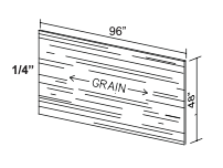 Finished Plywood Panel FPPB9648GL 1/4"