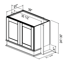 Wall Hood Base WHB3624
