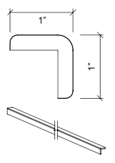 Outside Corner Moulding OCM8-1