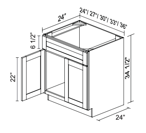 Sink Base SB24