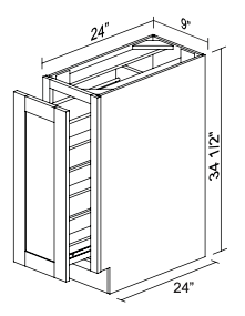 Base Pantry Pullout BPP09