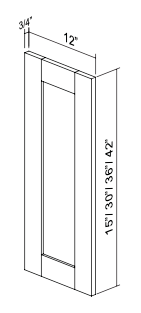 Matching Decorative Wall end Panel MWEP15