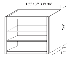Open Cabinet WOC3030