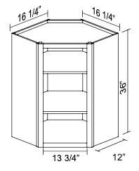 Open Corner Cabinet WOCD2436