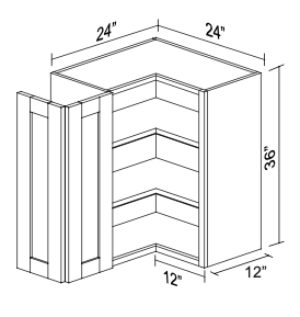 Wall Corner Cabinet WCOR2436