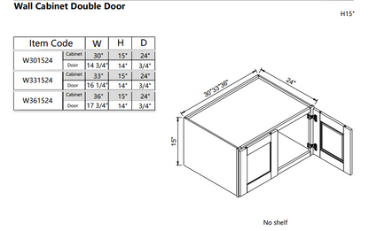 Wall W361524