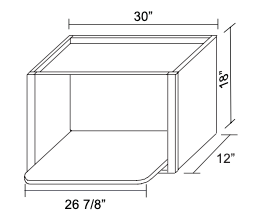 Wall Microwave MC3018